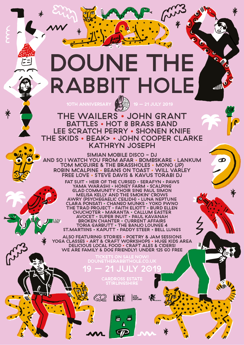 7/19（金）～21(日)　英国で開催のフェス、「Doune the Rabbit Hole」に出演決定！
